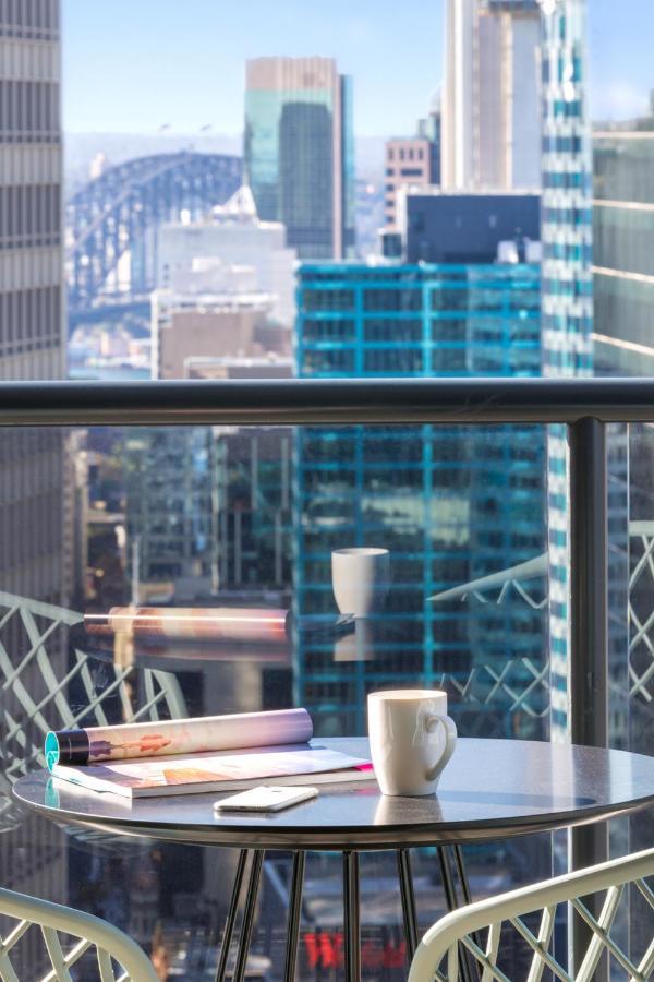 Meriton Suites Pitt Street, Сидни Екстериор снимка The view from the 10th floor of the hotel