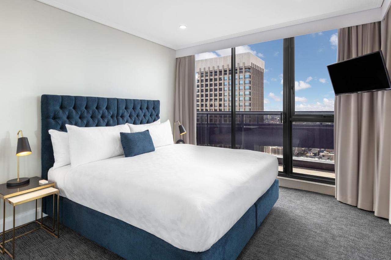 Meriton Suites Pitt Street, Сидни Екстериор снимка Bedroom